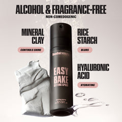 Huda Beauty Easy Bake Setting Spray - Longwear Matte Waterproof Makeup Fixer 100mL