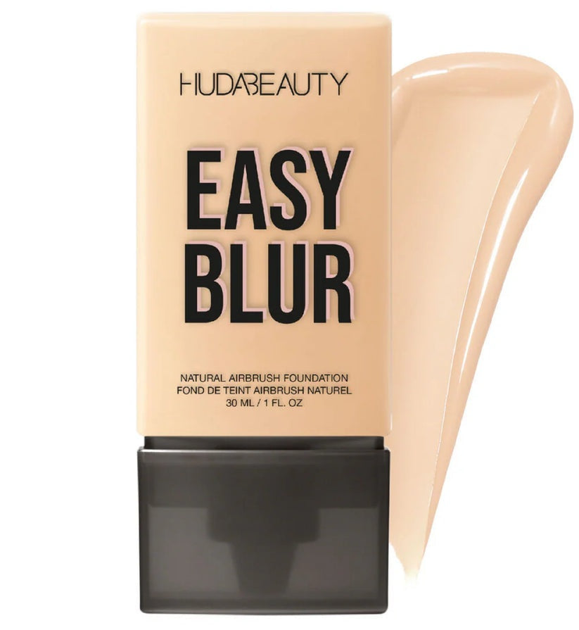 Huda Beauty Easy Blur Foundation - Natural Airbrush Weightless Liquid Makeup 30mL