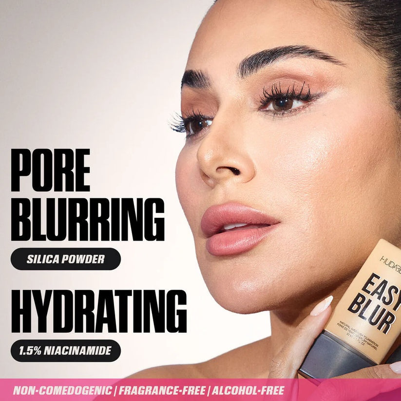Huda Beauty Easy Blur Foundation - Natural Airbrush Weightless Liquid Makeup 30mL