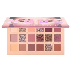 Huda Beauty The New Nude Eyeshadow Palette - 18-Shade Matte Shimmer Glitter