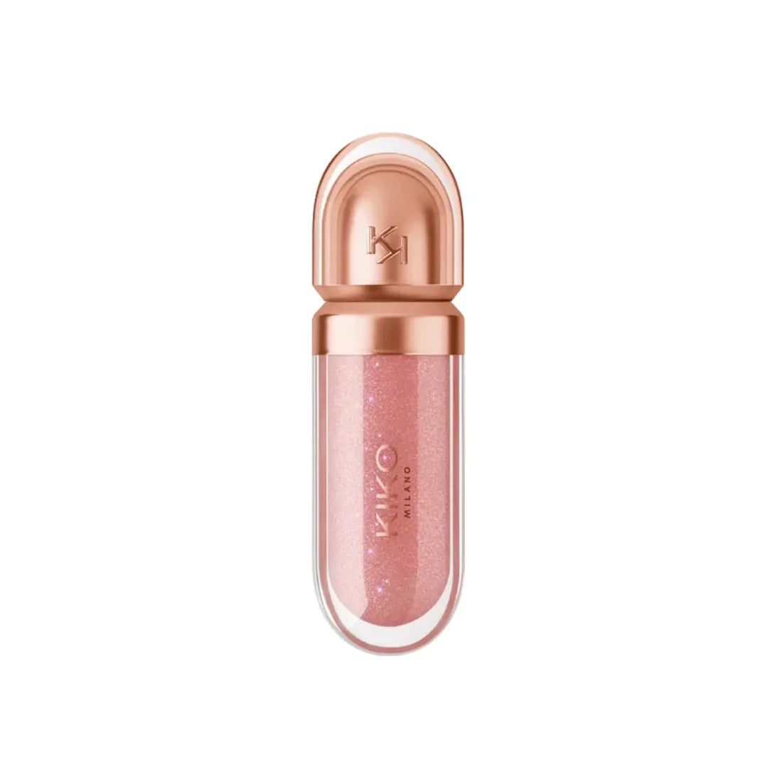 KIKO Milano 3D Hydra Lipgloss Golden Oasis - Limited Edition High Shine Plumping Effect Gloss 6.5mL