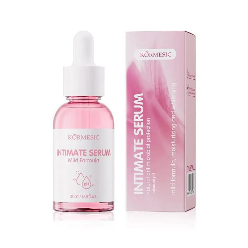 KORMESIC Intimate Serum – Antimicrobial Moisturizing and Whitening pH Balanced Mild Formula Vaginal Care Skin Treatment 30mL