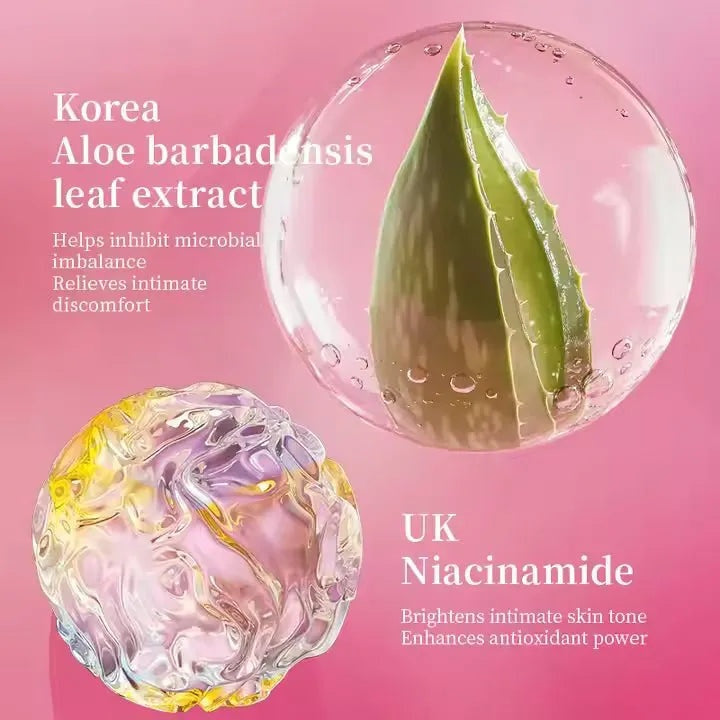 KORMESIC Intimate Serum – Antimicrobial Moisturizing and Whitening pH Balanced Mild Formula Vaginal Care Skin Treatment 30mL