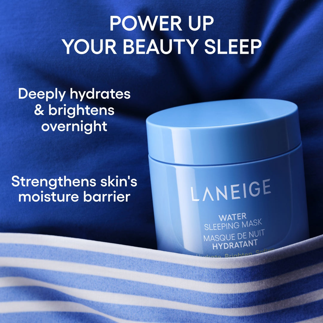 LANEIGE Water Sleeping Mask Masque De Nuit Hydratant – Hydrate Brighten Soften Overnight Facial Skin Care 70mL