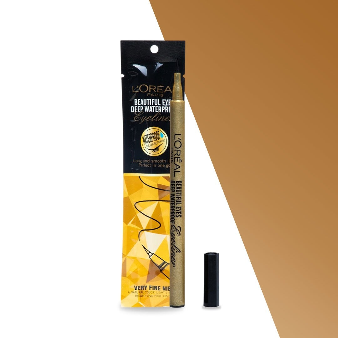 L’Oréal Paris Beautiful Eyes Deep Waterproof Eyeliner – Fine Tip Liquid Pen