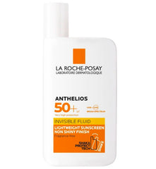 La Roche-Posay Anthelios Invisible Fluid SPF 50+ – Non Shiny Lightweight Fragrance Free Facial Sunscreen 50mL