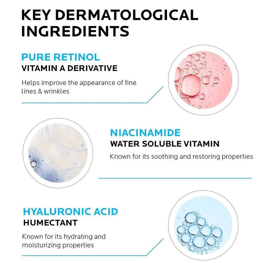 La Roche-Posay Retinol B3 Serum – Anti Wrinkle Regenerating Resurfacing Pure Vitamin B3 Facial Treatment 30mL