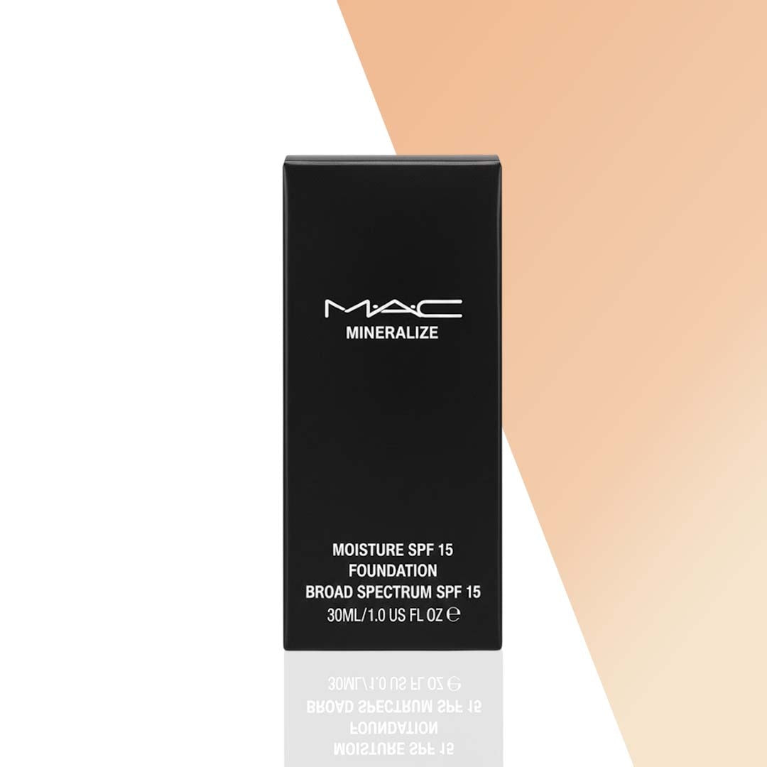 MAC Mineralize Moisture SPF 15 Foundation - Hydrating Liquid Makeup Base 30mL