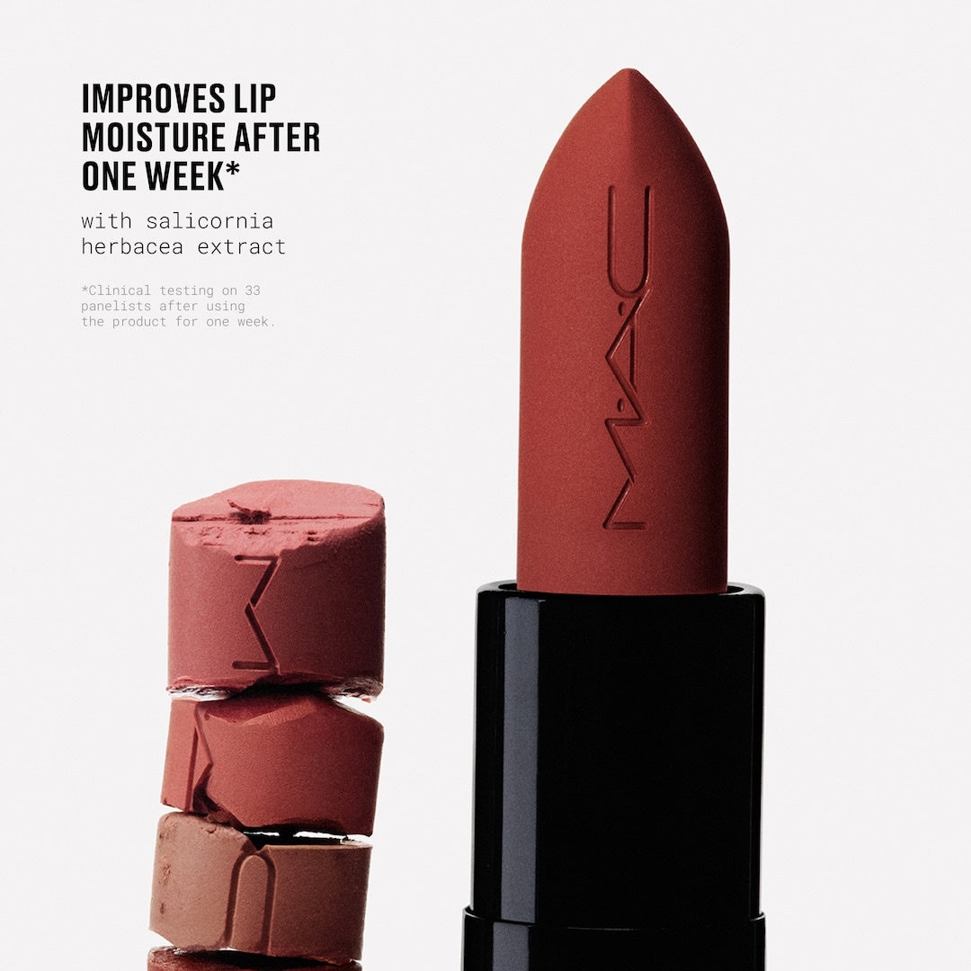 MAC Powder Kiss Lipstick – Weightless Moisture Soft Focus Matte Lip Color 3g
