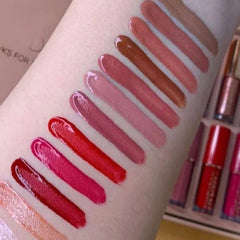 MOCALLURE 12-Piece Matte Lip Gloss Set (12 x 2.5mL) – Long-Lasting Waterproof Liquid Lipstick Gift Kit