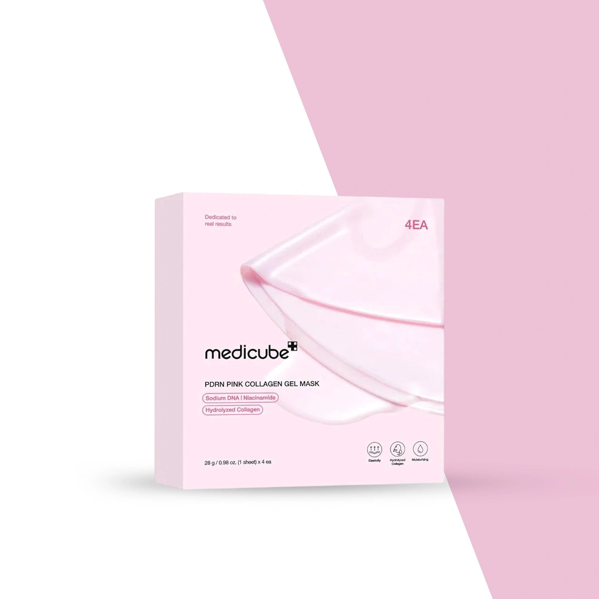 Medicube PDRN Pink Collagen Gel Mask – Elasticity Boosting and Deeply Moisturizing Hydrogel Sheet Mask 112g
