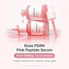 Medicube PDRN Pink Peptide Serum – Firming Elasticity Boosting Rose PDRN Anti Aging Facial Treatment 30mL