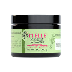 Mielle Organics Rosemary Mint Strengthening Hair Masque – Biotin Pro-Vitamin B5 Deep Conditioning Scalp Treatment 340g