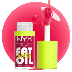 NYX Professional Makeup Fat Oil Lip Drip – High-Shine Hydrating Non-Sticky Tinted Gloss 4.8mL