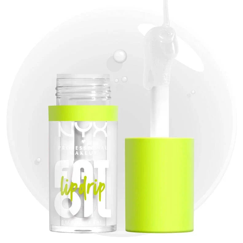 NYX Professional Makeup Fat Oil Lip Drip – High-Shine Hydrating Non-Sticky Tinted Gloss 4.8mL