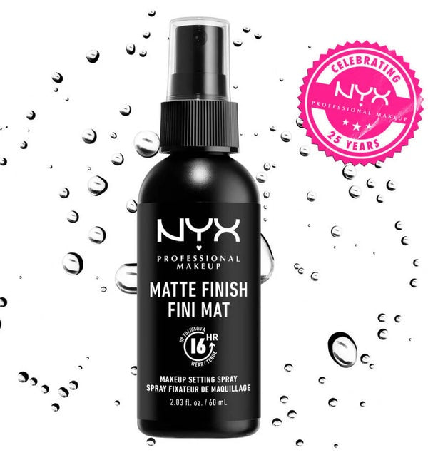 NYX Professional Makeup Matte Finish – 16HR Long Lasting Oil Control Setting Spray 60mL