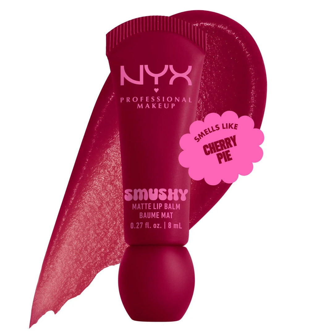 NYX Professional Makeup Smushy Matte Lip Balm – Scented Hydrating Tinted Lip Balm Liquid Crayon 8mL