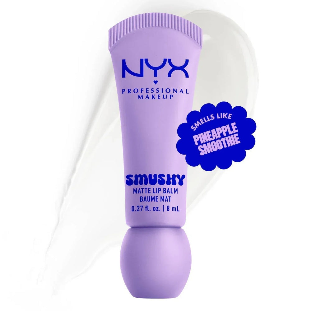 NYX Professional Makeup Smushy Matte Lip Balm – Scented Hydrating Tinted Lip Balm Liquid Crayon 8mL