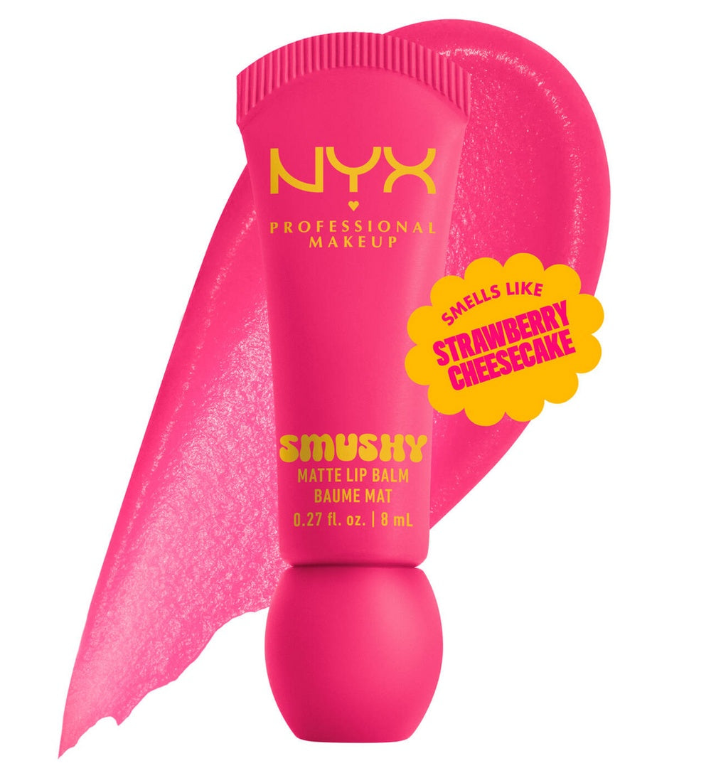 NYX Professional Makeup Smushy Matte Lip Balm – Scented Hydrating Tinted Lip Balm Liquid Crayon 8mL