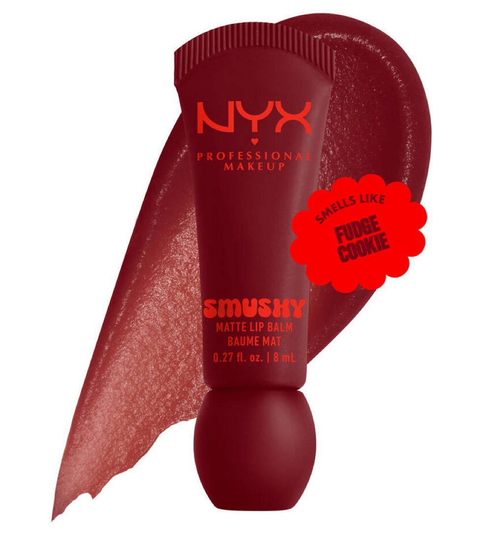 NYX Professional Makeup Smushy Matte Lip Balm – Scented Hydrating Tinted Lip Balm Liquid Crayon 8mL