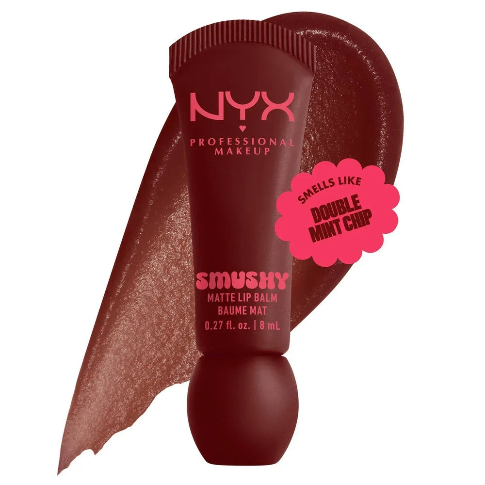 NYX Professional Makeup Smushy Matte Lip Balm – Scented Hydrating Tinted Lip Balm Liquid Crayon 8mL
