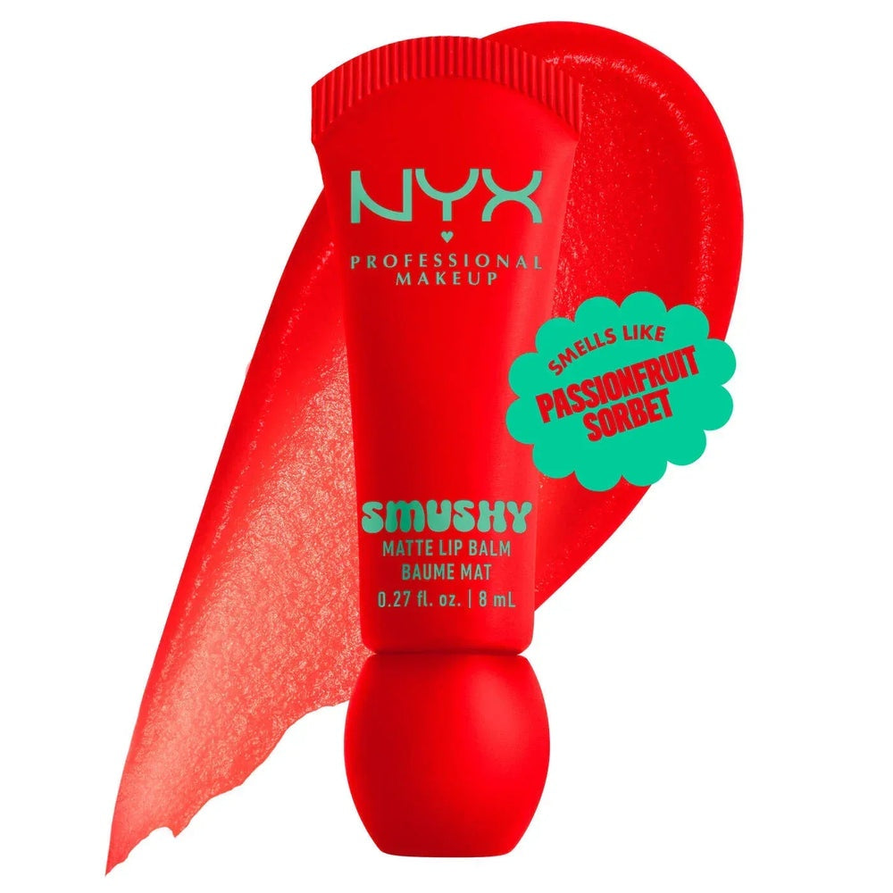 NYX Professional Makeup Smushy Matte Lip Balm – Scented Hydrating Tinted Lip Balm Liquid Crayon 8mL