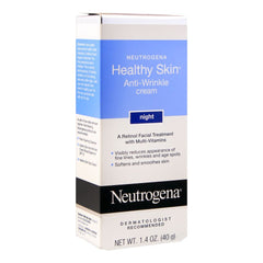 Neutrogena Healthy Skin Anti-Wrinkle Cream Night – Retinol Facial Treatment with Multi-Vitamins for Fine Lines Age Spots 40g