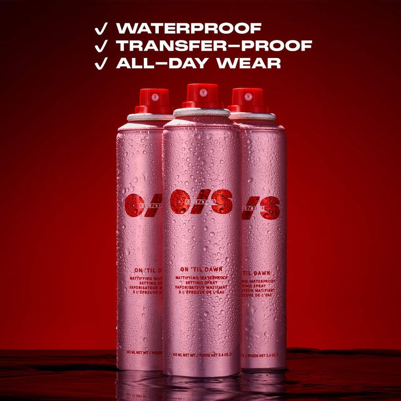 ONESIZE by Patrick Starrr On 'Til Dawn Mattifying Waterproof Setting Spray – 16-Hour Oil-Control Makeup Finisher 143mL