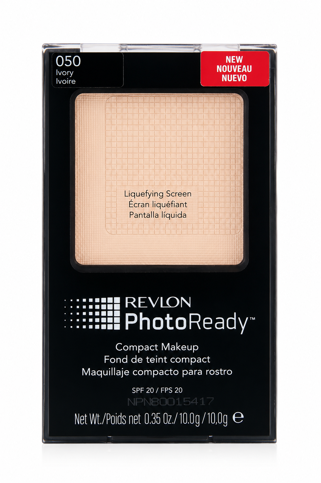 Revlon PhotoReady Compact Makeup – SPF 20 Cream to Powder Full Coverage Foundation 10.0g | Ivory 50