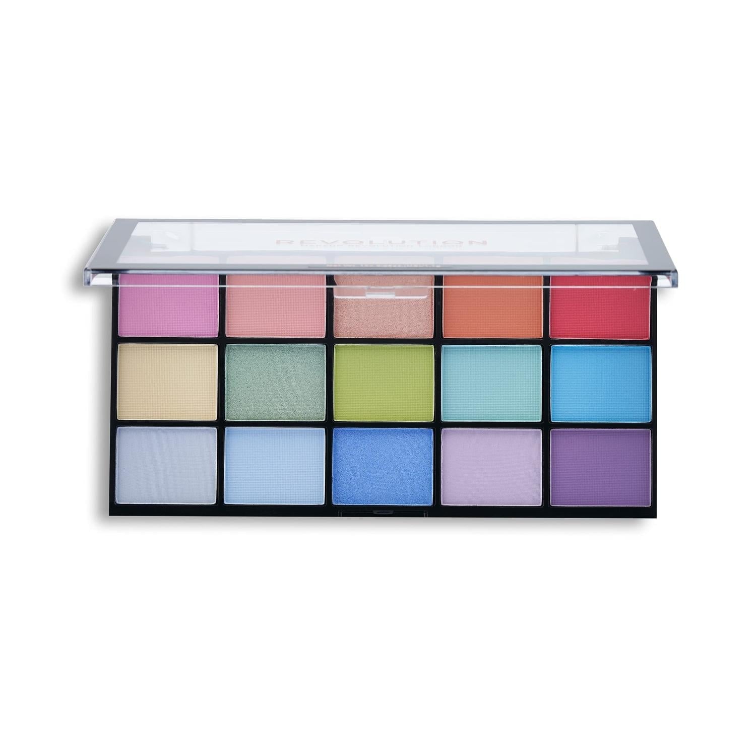 Revolution Makeup Revolution Reloaded Palette Sugar Pie – Highly Pigmented Blendable Matte Shimmer Eyeshadow Palette 16.5g