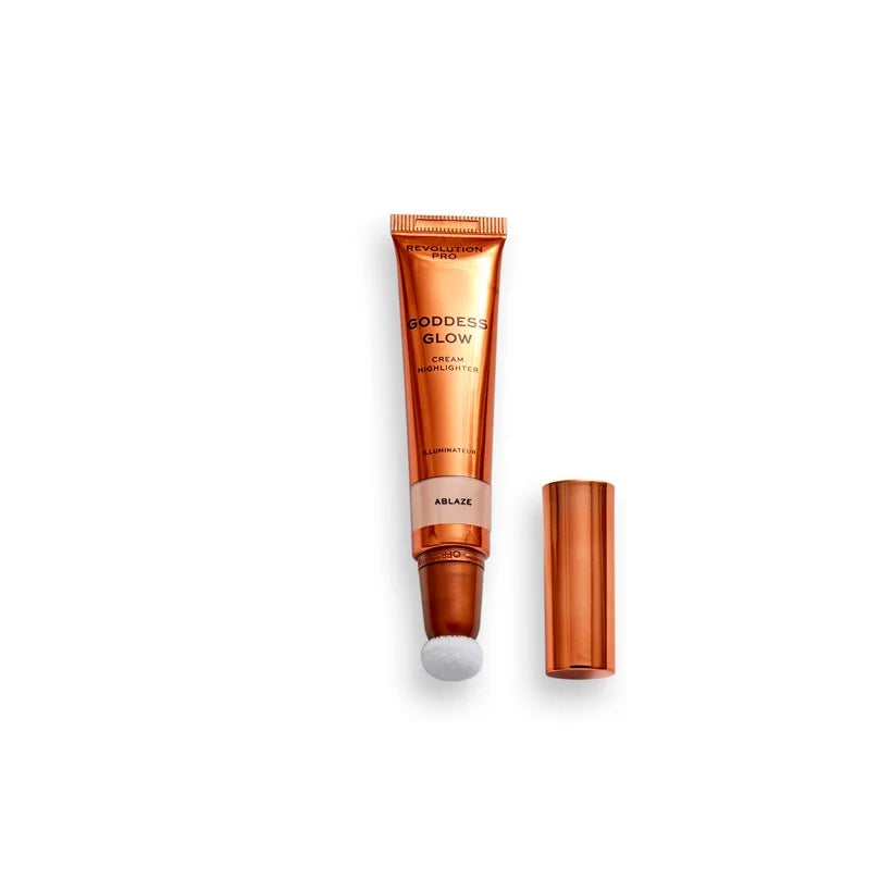 Revolution Pro Goddess Glow Ablaze – Illuminating Dewy Cushion Wand Cream Highlighter 15mL
