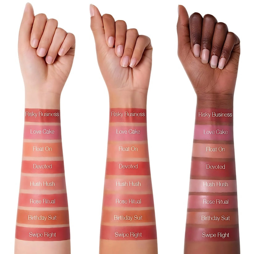 SHEGLAM Color Bloom Liquid Blush – Sponge-Tip Applicator Matte Dewy Finish Cream Cheek Makeup 5.2mL