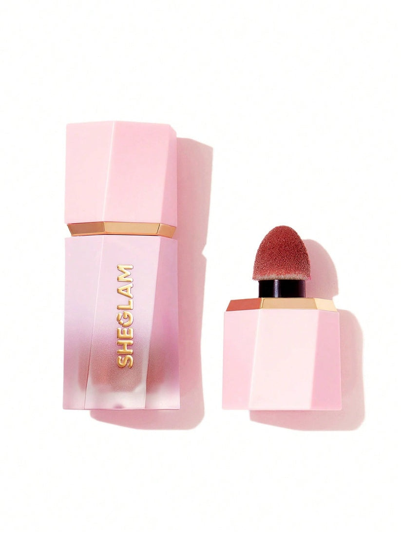 SHEGLAM Color Bloom Liquid Blush – Sponge-Tip Applicator Matte Dewy Finish Cream Cheek Makeup 5.2mL