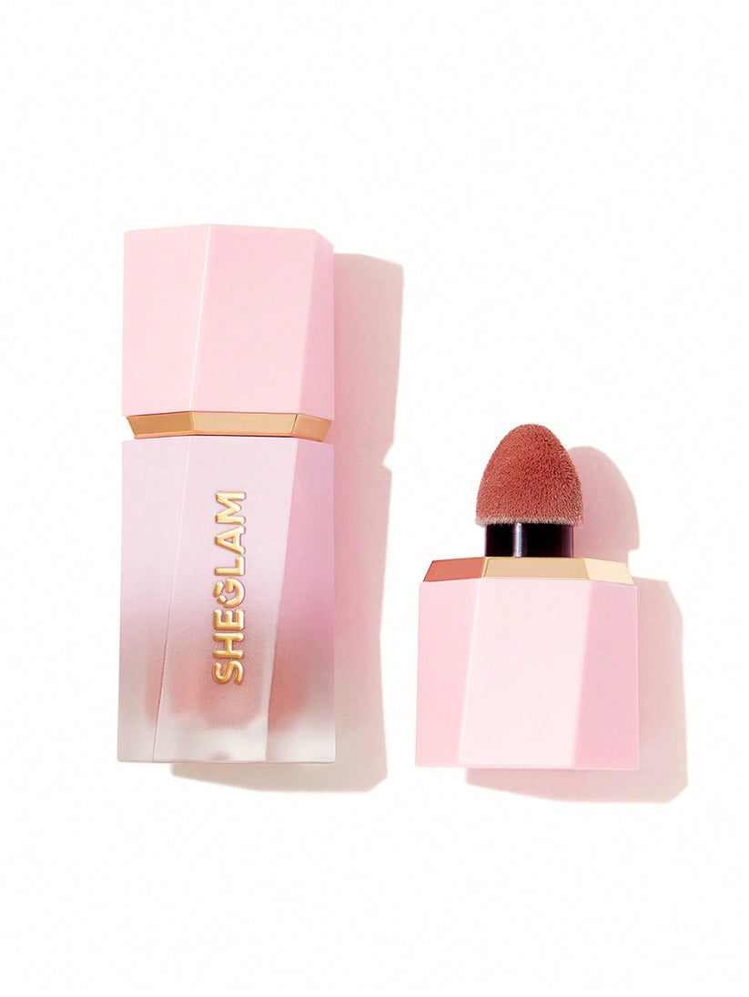 SHEGLAM Color Bloom Liquid Blush – Sponge-Tip Applicator Matte Dewy Finish Cream Cheek Makeup 5.2mL