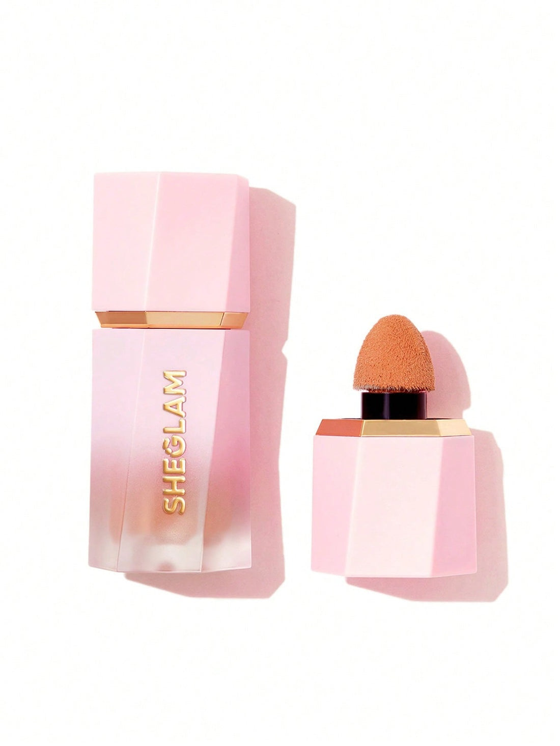 SHEGLAM Color Bloom Liquid Blush – Sponge-Tip Applicator Matte Dewy Finish Cream Cheek Makeup 5.2mL