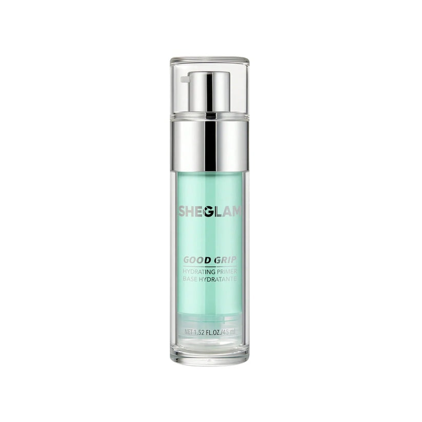 SHEGLAM Good Grip Hydrating Primer – Long-Lasting Gel Makeup Base Oil-Free Face Grip Primer 45mL