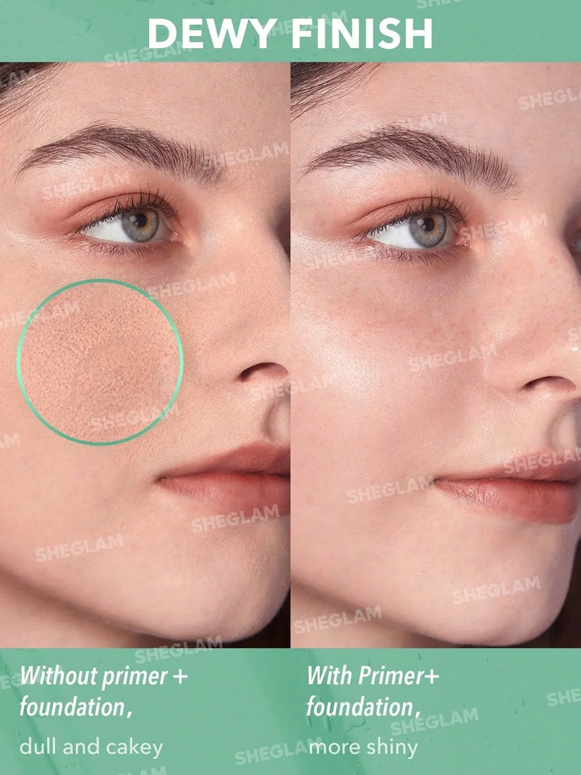 SHEGLAM Good Grip Hydrating Primer – Long-Lasting Gel Makeup Base Oil-Free Face Grip Primer 45mL