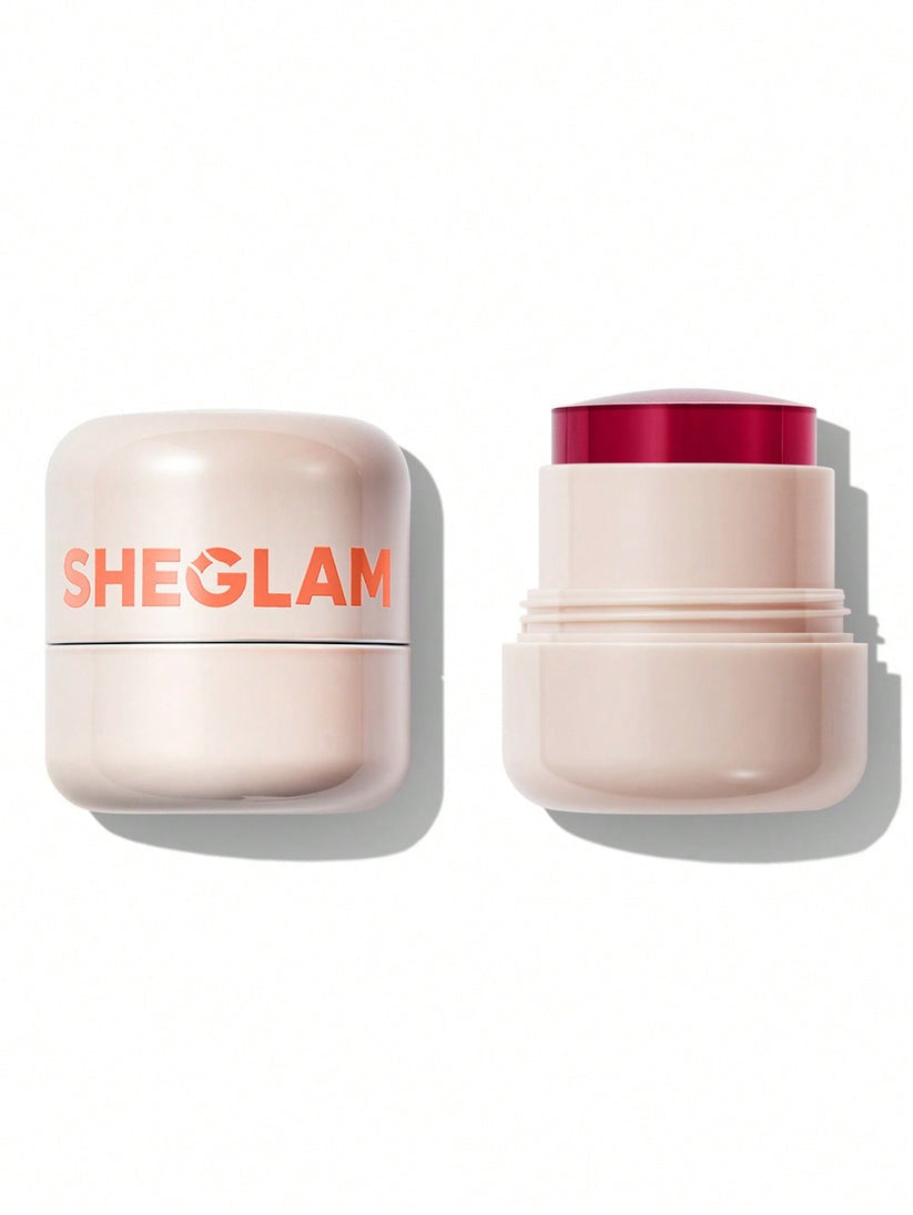 SHEGLAM Jelly-Licious Hydrating Lip & Blush Tint – Multi-Use Sheer Cream Jelly Blush & Lip Stain 5.2g