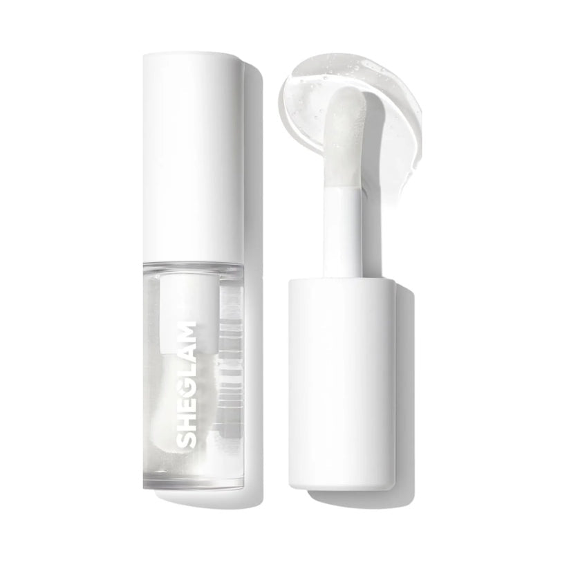 SHEGLAM Jelly Wow Hydrating Lip Oil – High-Shine Nourishing Non-Sticky Tinted Lip Gloss 6mL
