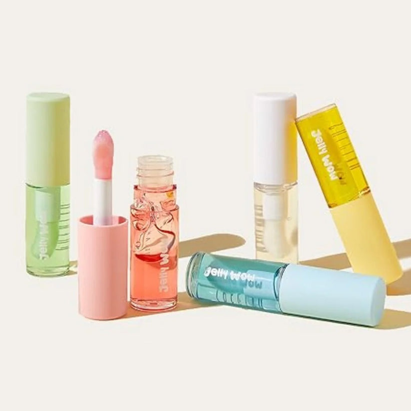 SHEGLAM Jelly Wow Hydrating Lip Oil – High-Shine Nourishing Non-Sticky Tinted Lip Gloss 6mL