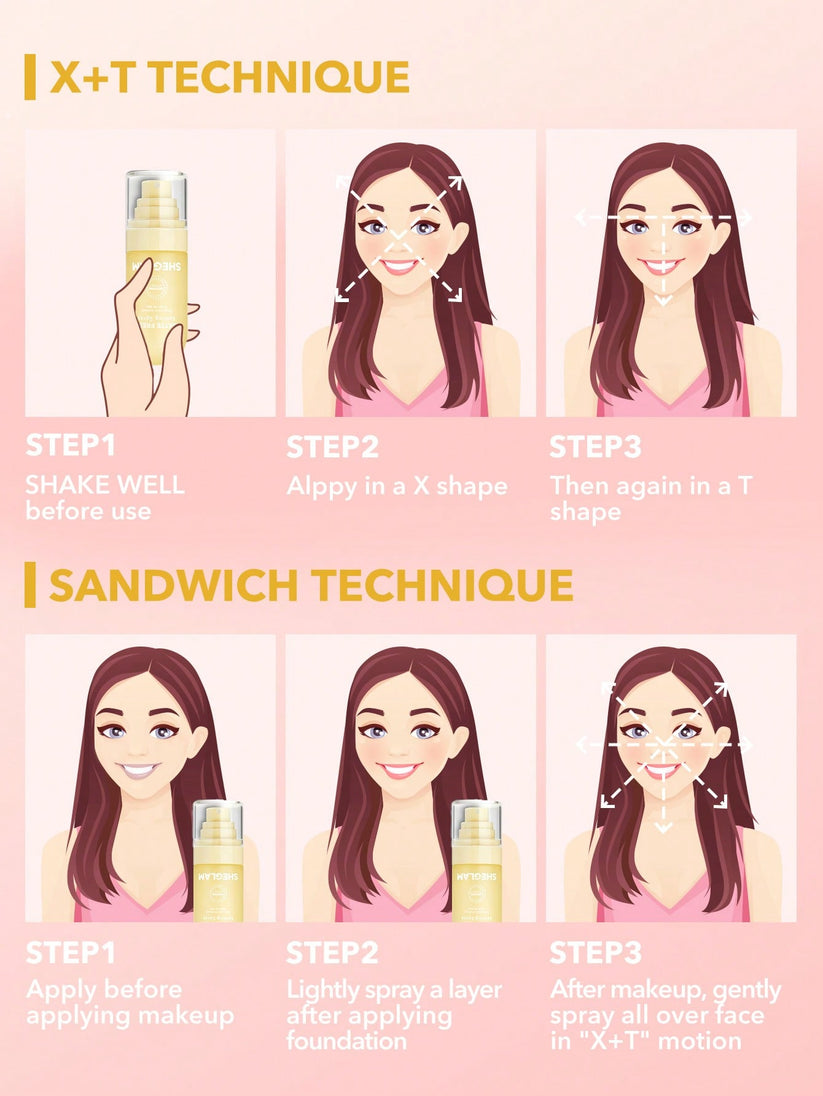 SHEGLAM Matte Fresh Setting Spray - Oil Control Mattifying Finishing Mist