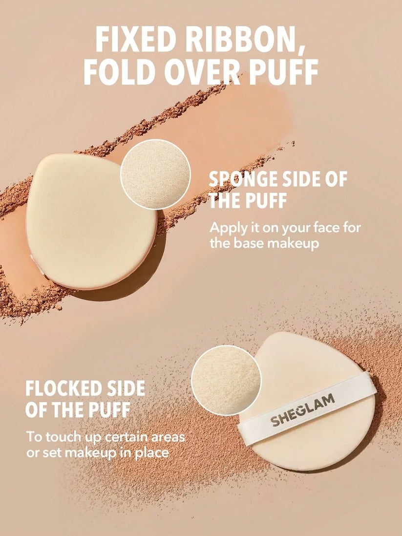 SHEGLAM Skin-Focus High Coverage Powder Foundation – Oil-Control Matte Blurring Pressed Compact Makeup 11g