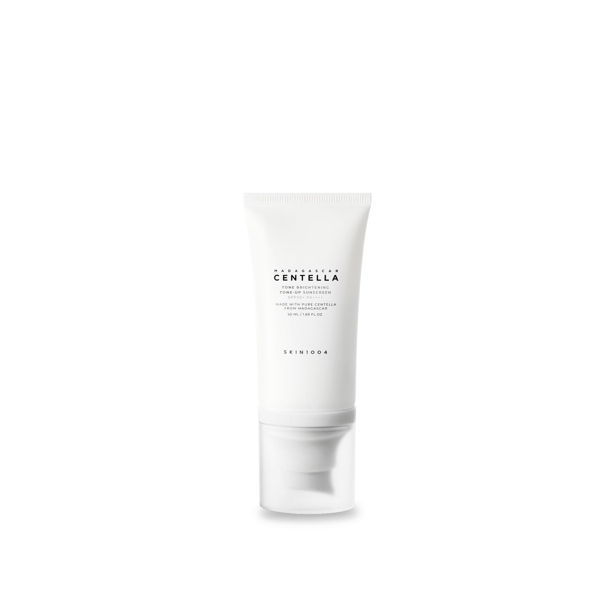 SKIN1004 Madagascar Centella Tone Brightening Tone-Up Sunscreen SPF50+ – Brightening Hydrating UV Protection Facial Sun Care 50mL