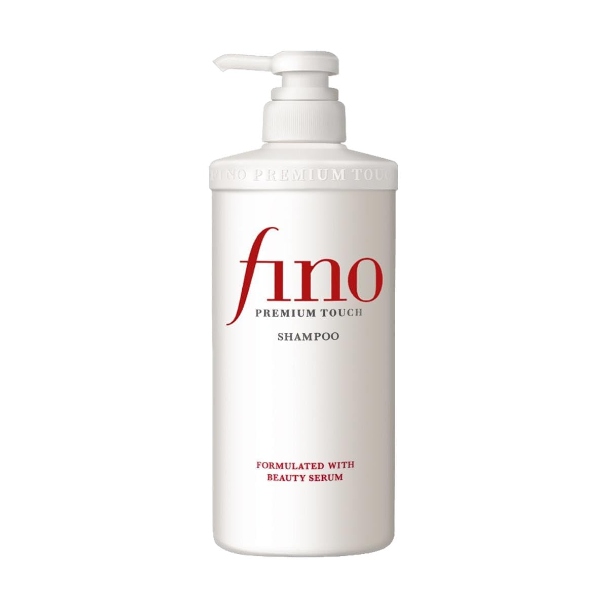Shiseido Fino Premium Touch Shampoo – Beauty Serum Infused Deep Repair Strengthening Hair Cleanser 550mL
