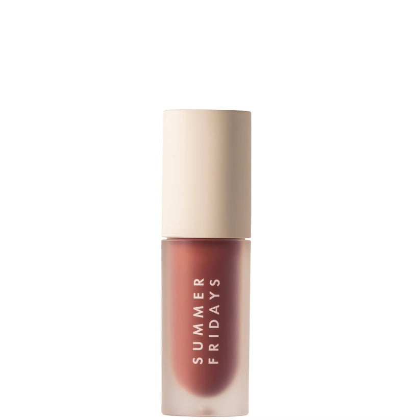 Summer Fridays Dream Lip Oil – High-Shine Hydrating Plush Non-Sticky Vegan Tinted Gloss 4.5mL