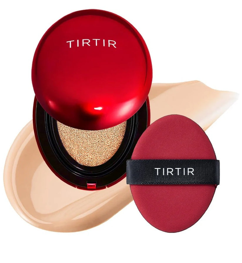 TIRTIR Mask Fit Red Cushion Foundation – 72-Hour Long-Lasting Full Coverage Liquid Compact Makeup 18g
