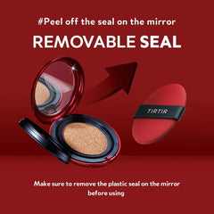 TIRTIR Mask Fit Red Cushion Foundation – 72-Hour Long-Lasting Full Coverage Liquid Compact Makeup 18g