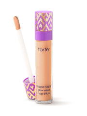 Tarte Shape Tape Glow Wand – Illuminating Sheer Full Coverage Liquid Concealer Highlighter 6.0mL