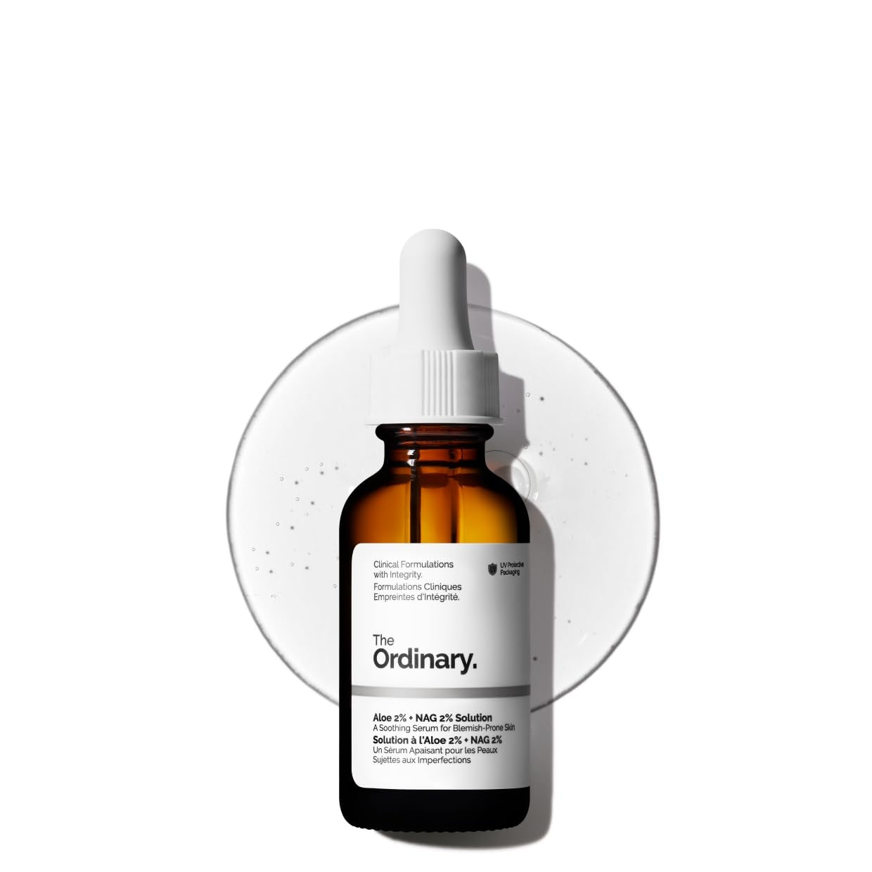 The Ordinary Aloe 2% + NAG 2% Solution – Soothing Blemish Prone Skin Acne Marks Fading Facial Serum 30mL