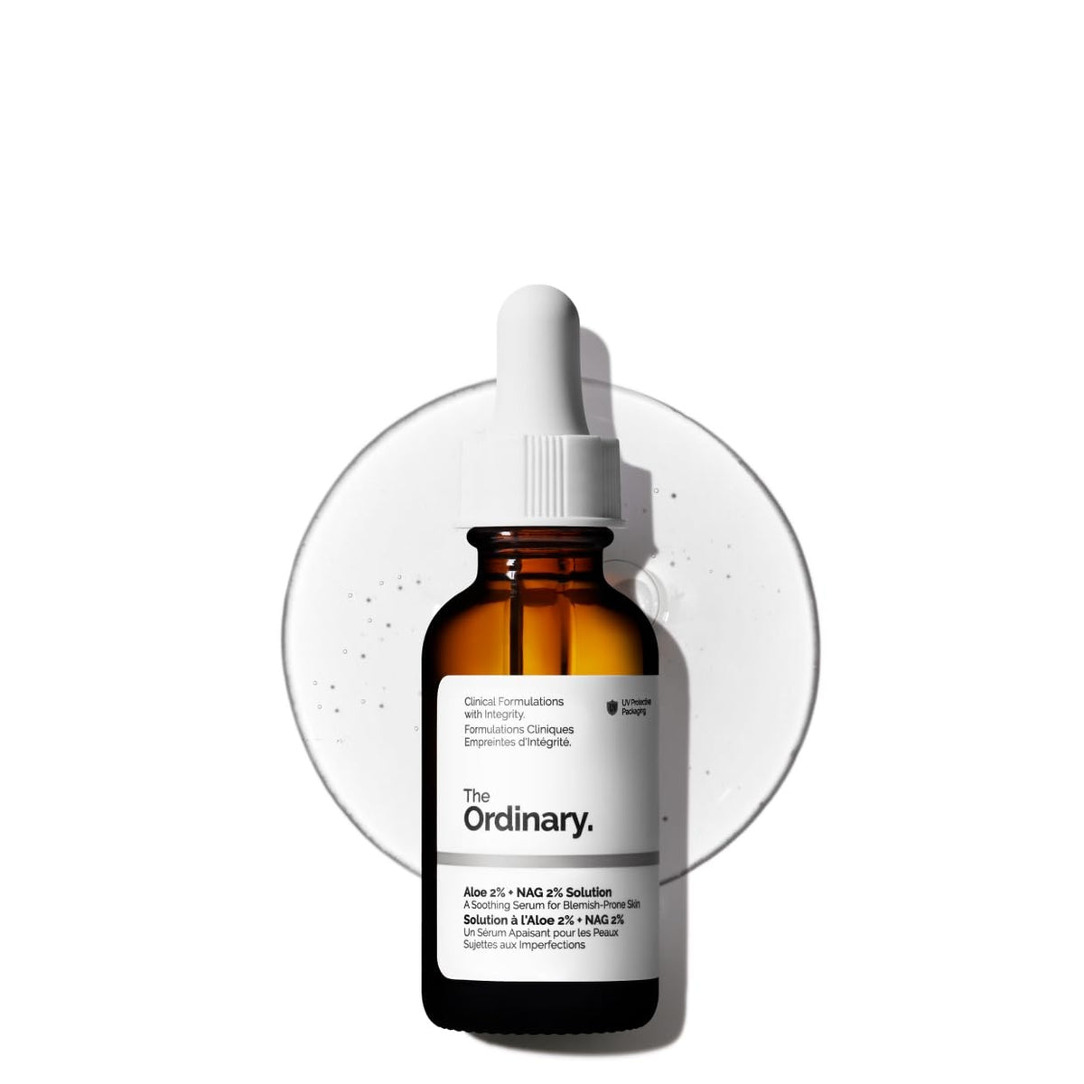 The Ordinary Aloe 2% + NAG 2% Solution – Soothing Blemish Prone Skin Acne Marks Fading Facial Serum 30mL